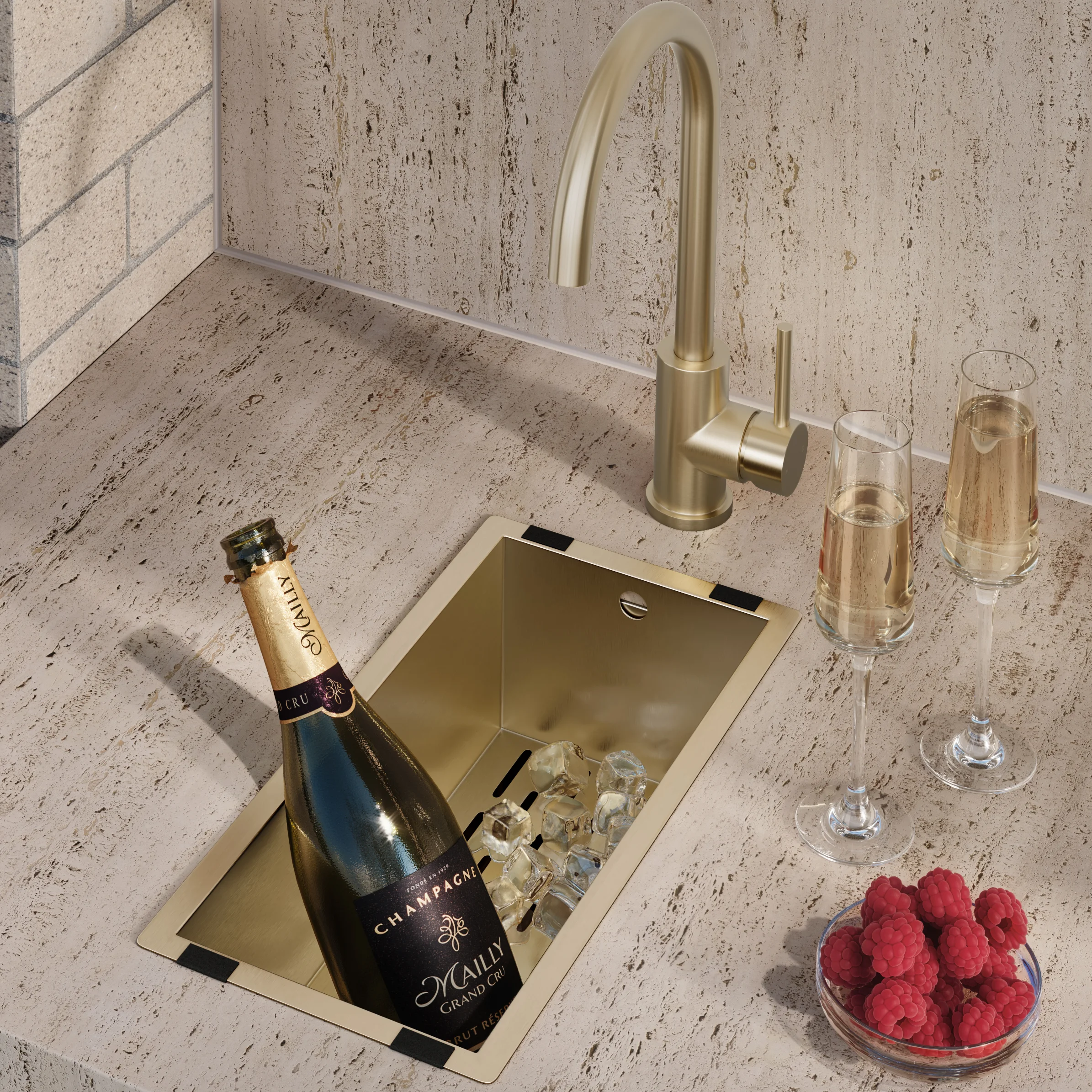 Sola Small Outdoor Sink Colander V2 BB