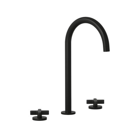 Cross Assembly Bench Mounted Set - Matte Black