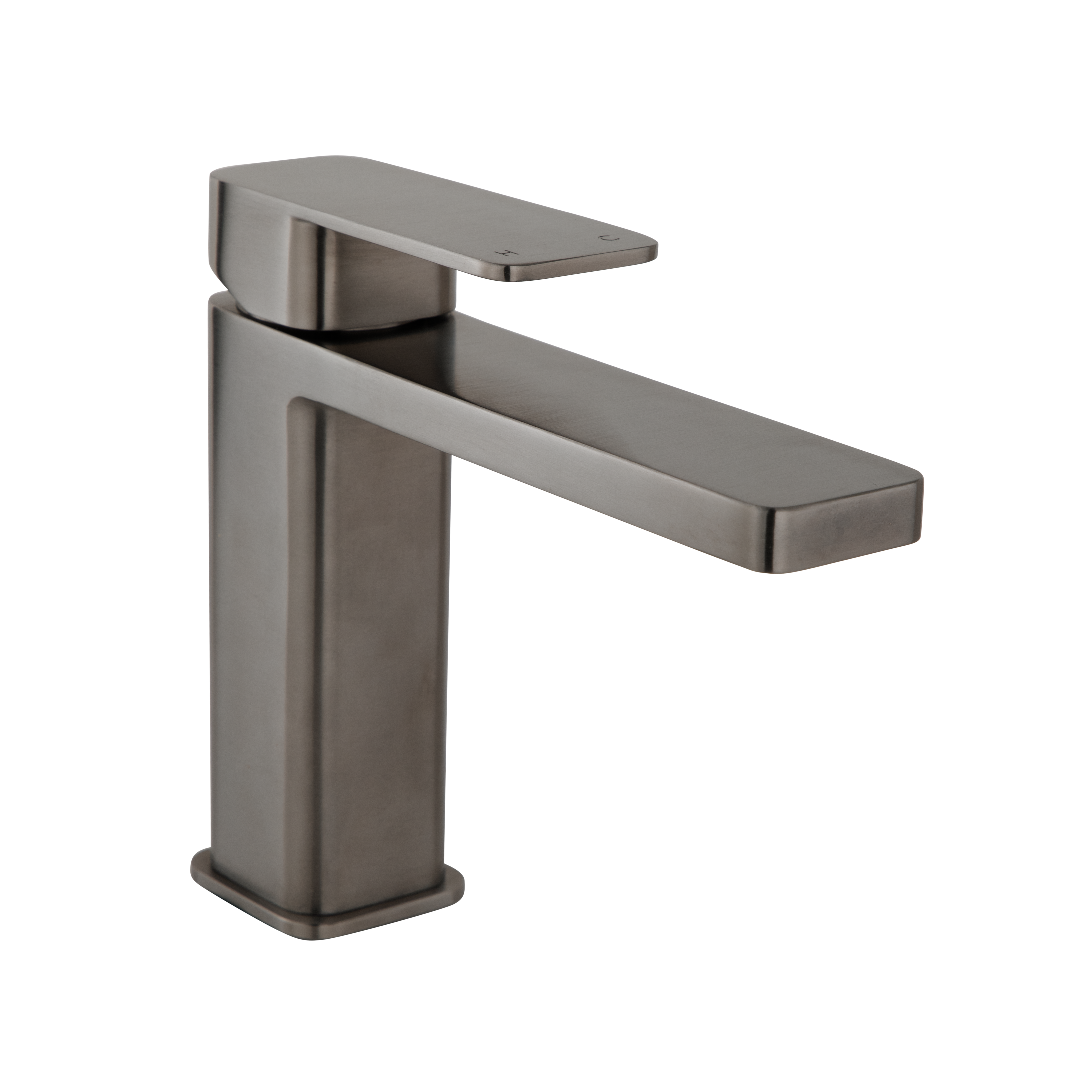 Nesso Basin Mixer - Brushed Gunmetal