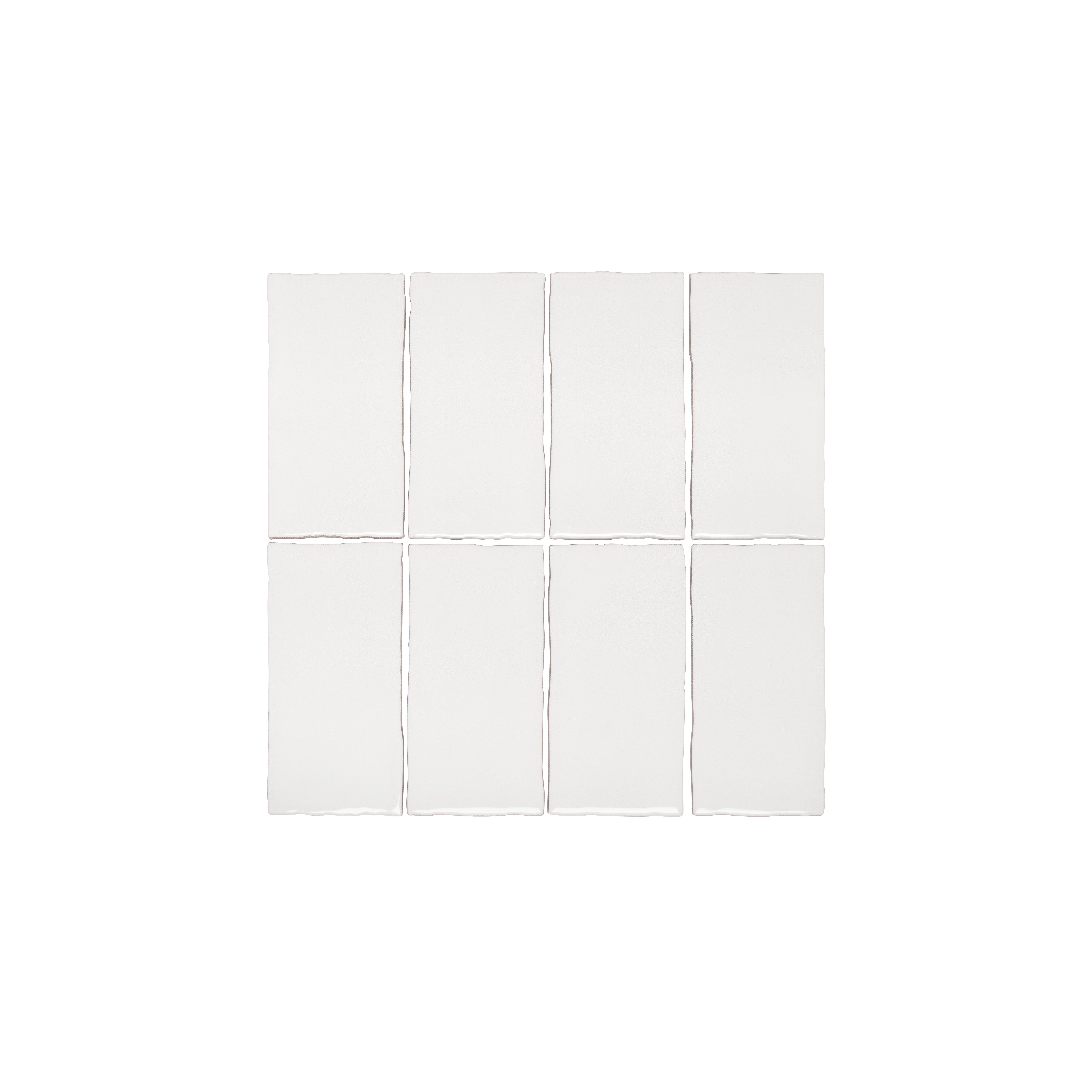 tropea natural edge rectangle glosswhite