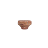 17608-Pedra-Large-Knob-30mm Front Red-Travertine-1