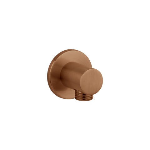 Round Shower BP - Brushed Copper