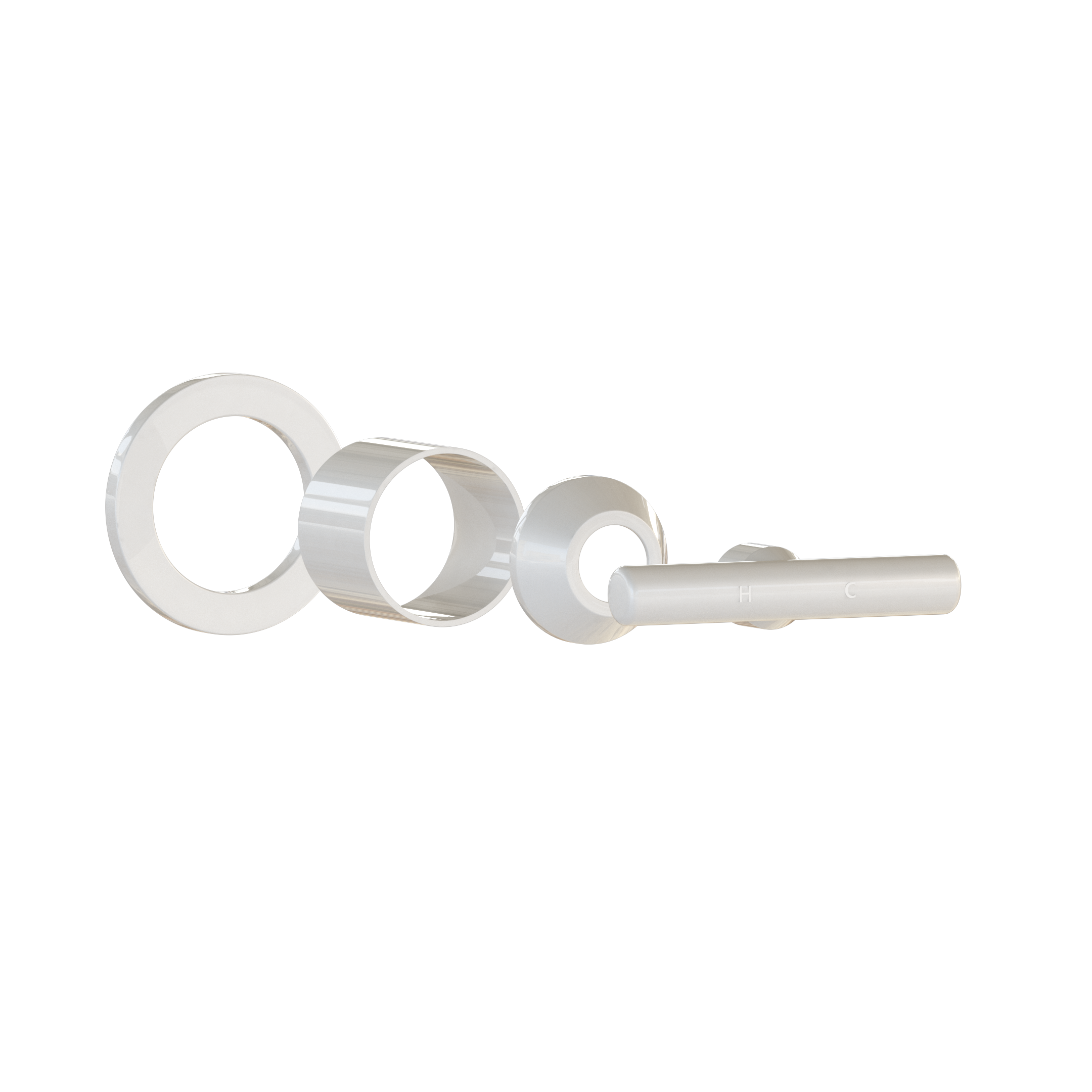 Barre Progressive Handle Kit – White