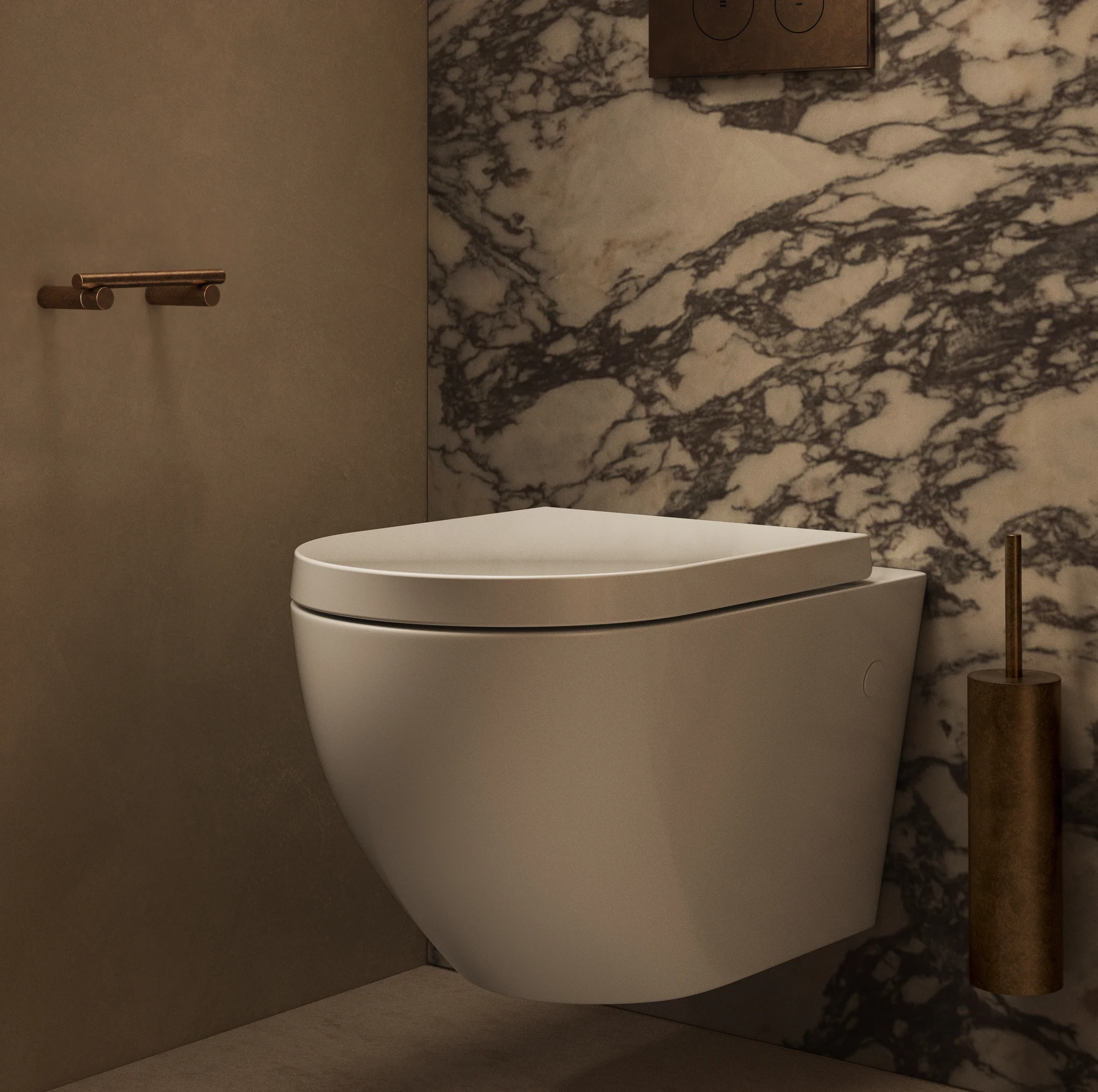 Antique Powder%20Room Toilet%20Roll%20Holder Bronze