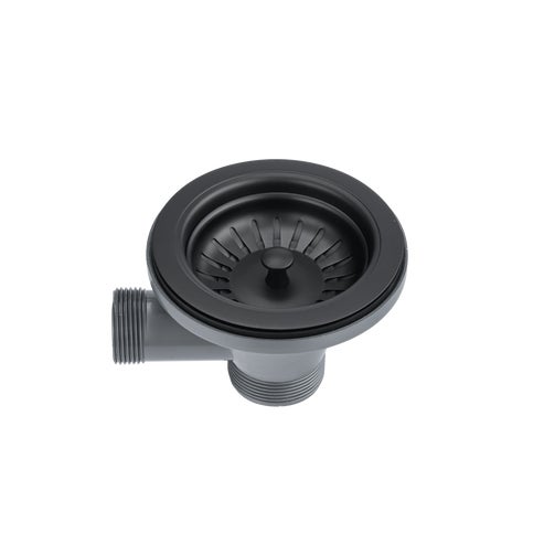 Sink Basket Waste 40mm - Matte Black (Overflow)