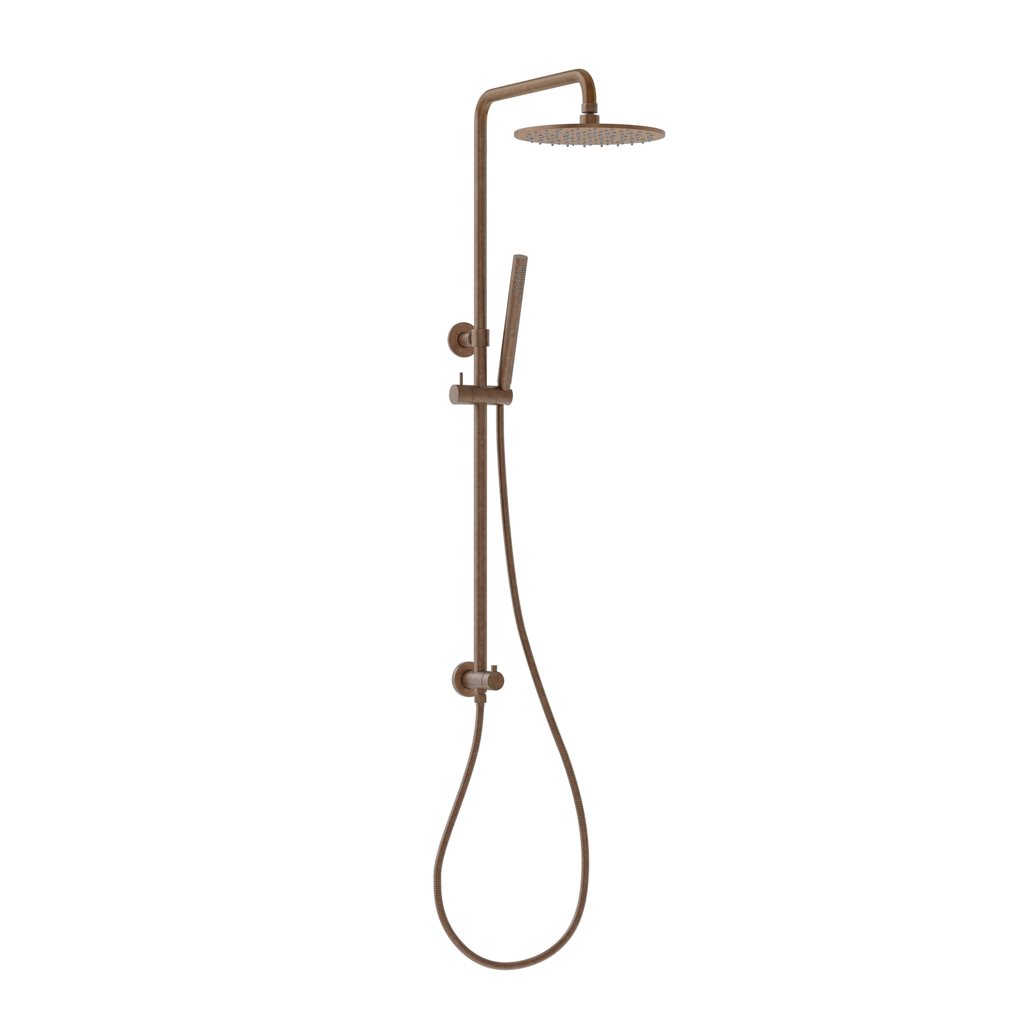 Sola Shower Rail Set - Antique Bronze