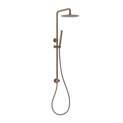 Sola Shower Rail Set - Antique Bronze