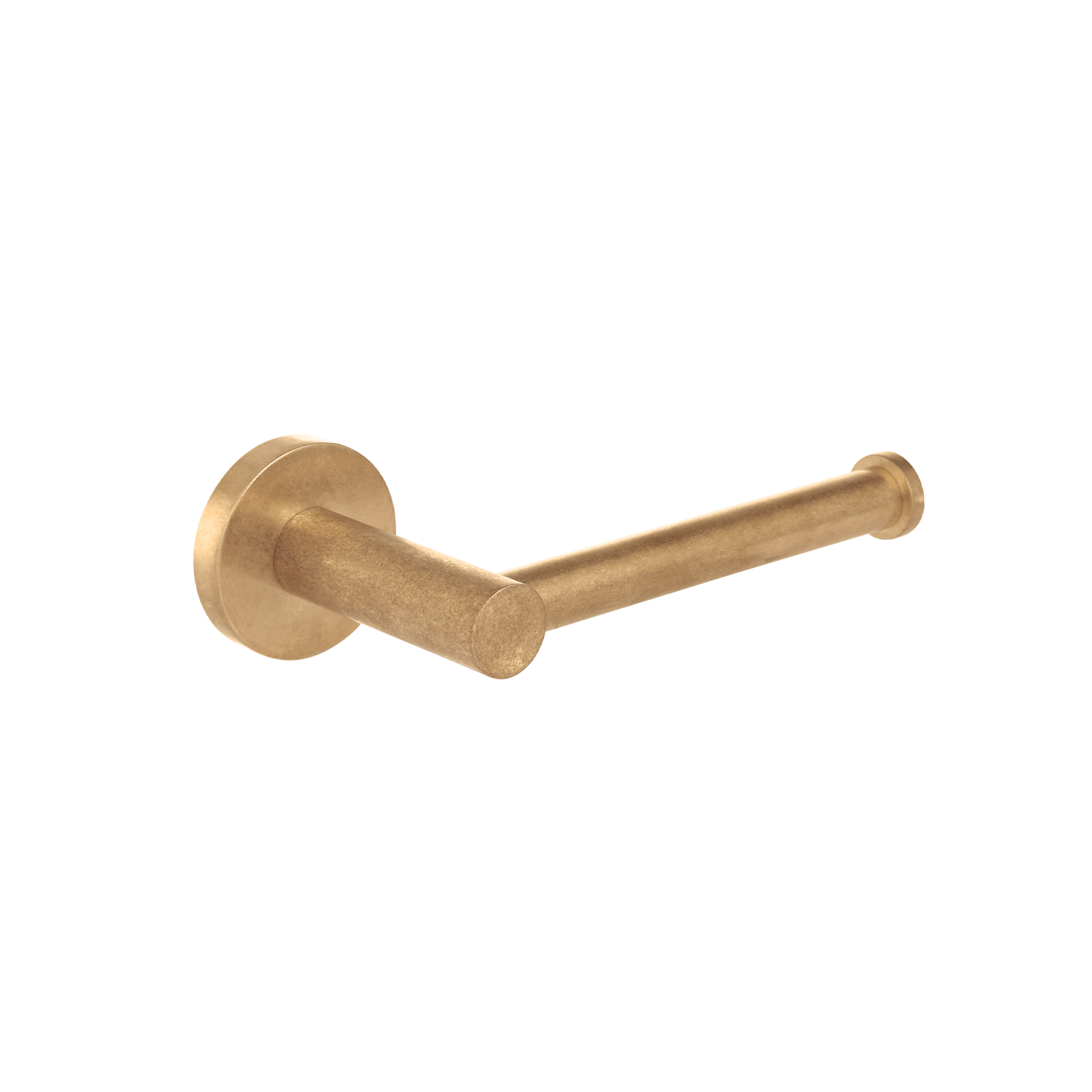 Elysian Toilet Roll Holder - Tumbled Aged Brass