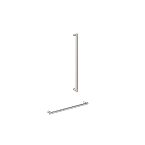 Aliro Accessible Shower Grab Rail Set - Stainless Steel