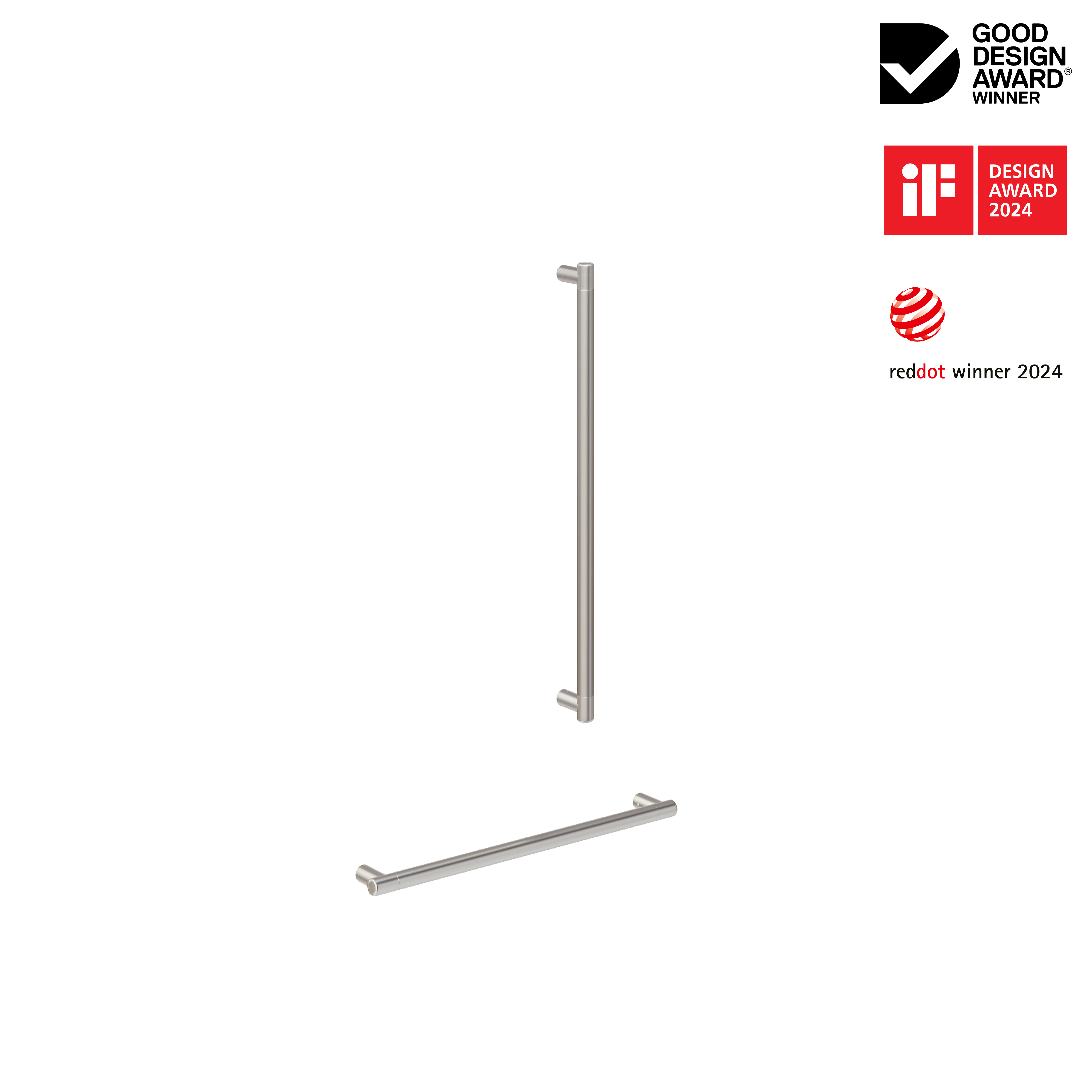 Aliro Accessible Shower Grab Rail Set SS