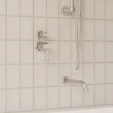 Kingsley thermostatic diverter 2-3 way insetting CloseUp PSS