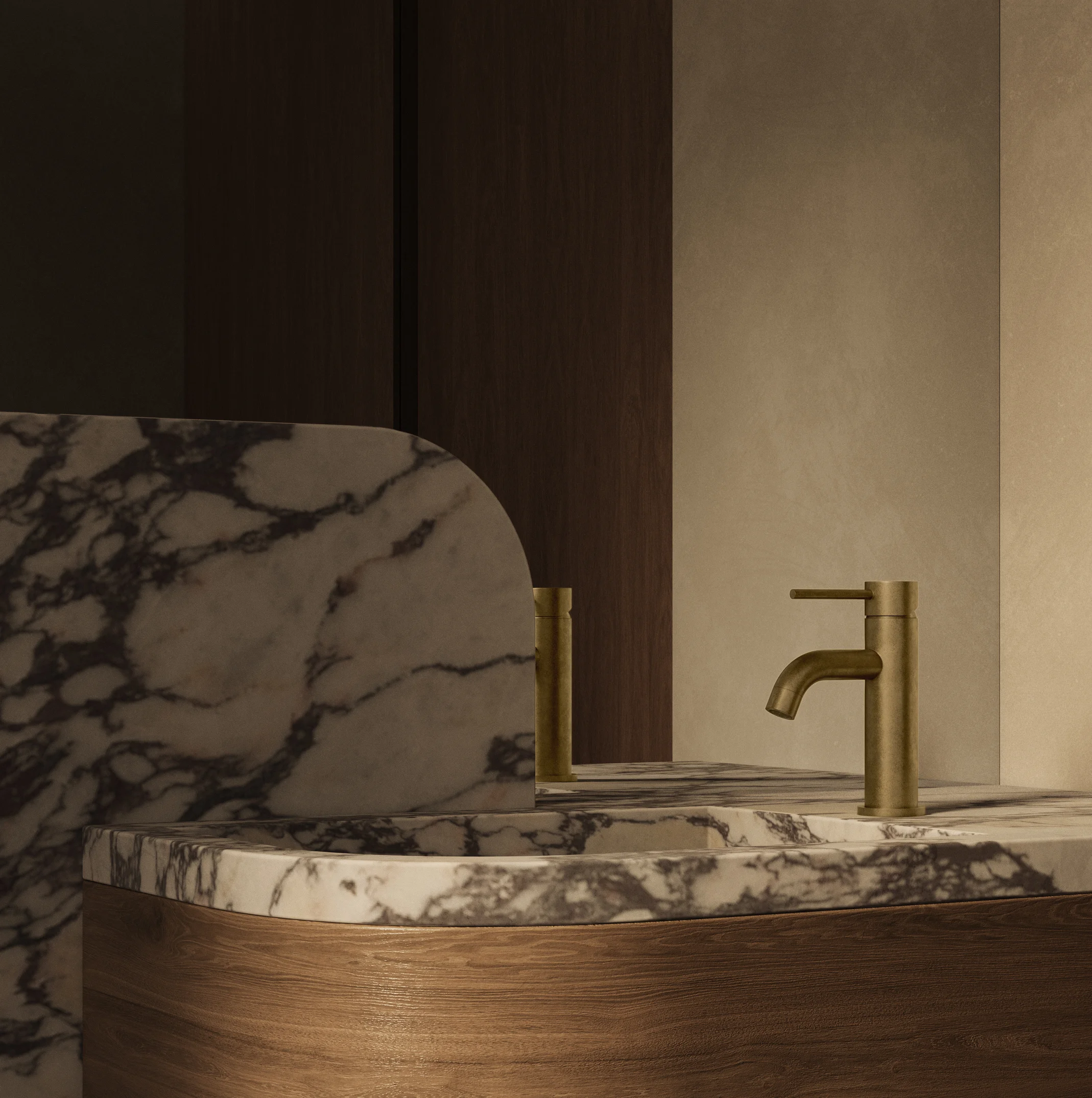 Antique Powder%20Room Vanity-Elysian%20Basin%20Mixer Aurum