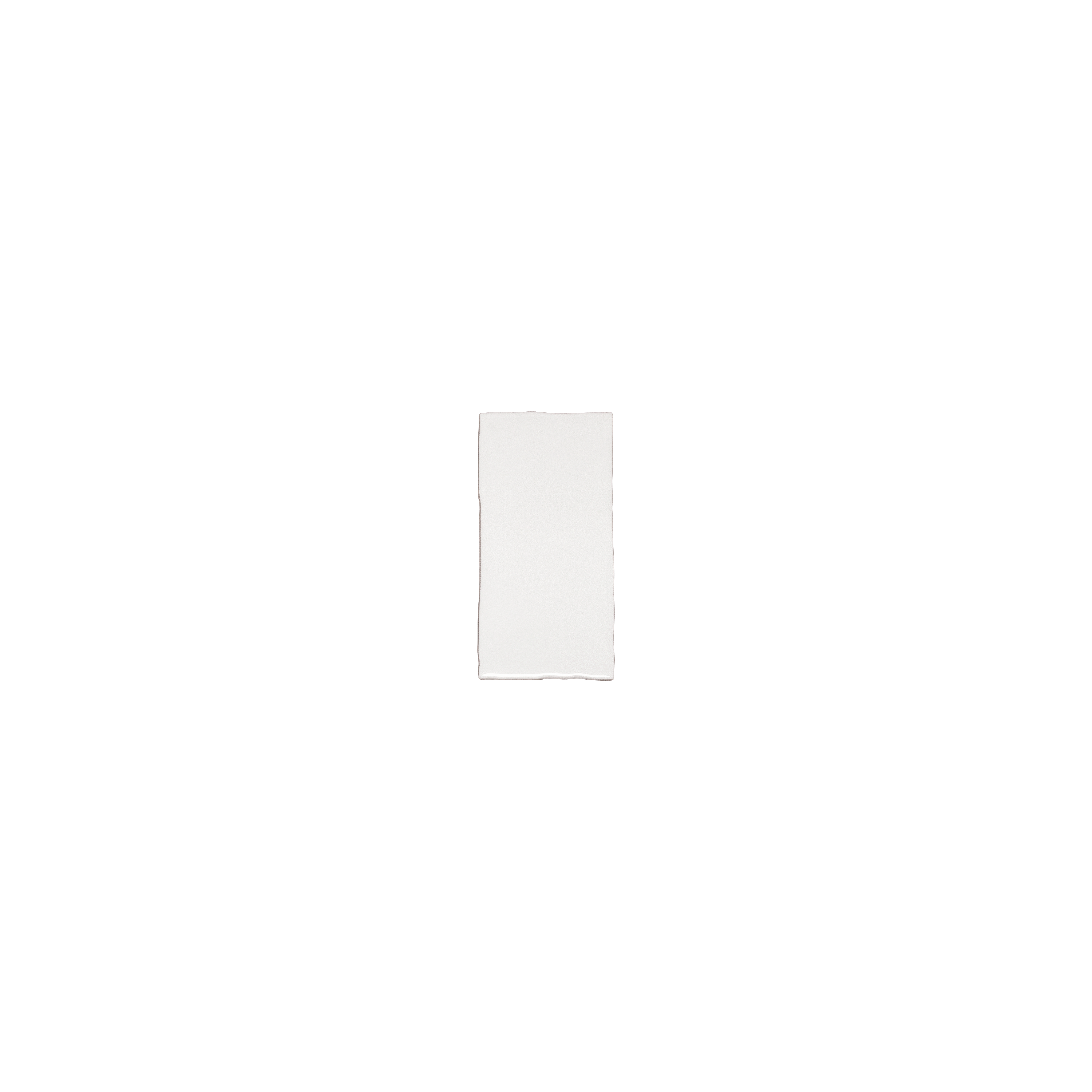 tropea natural edge rectangle sample glosswhite