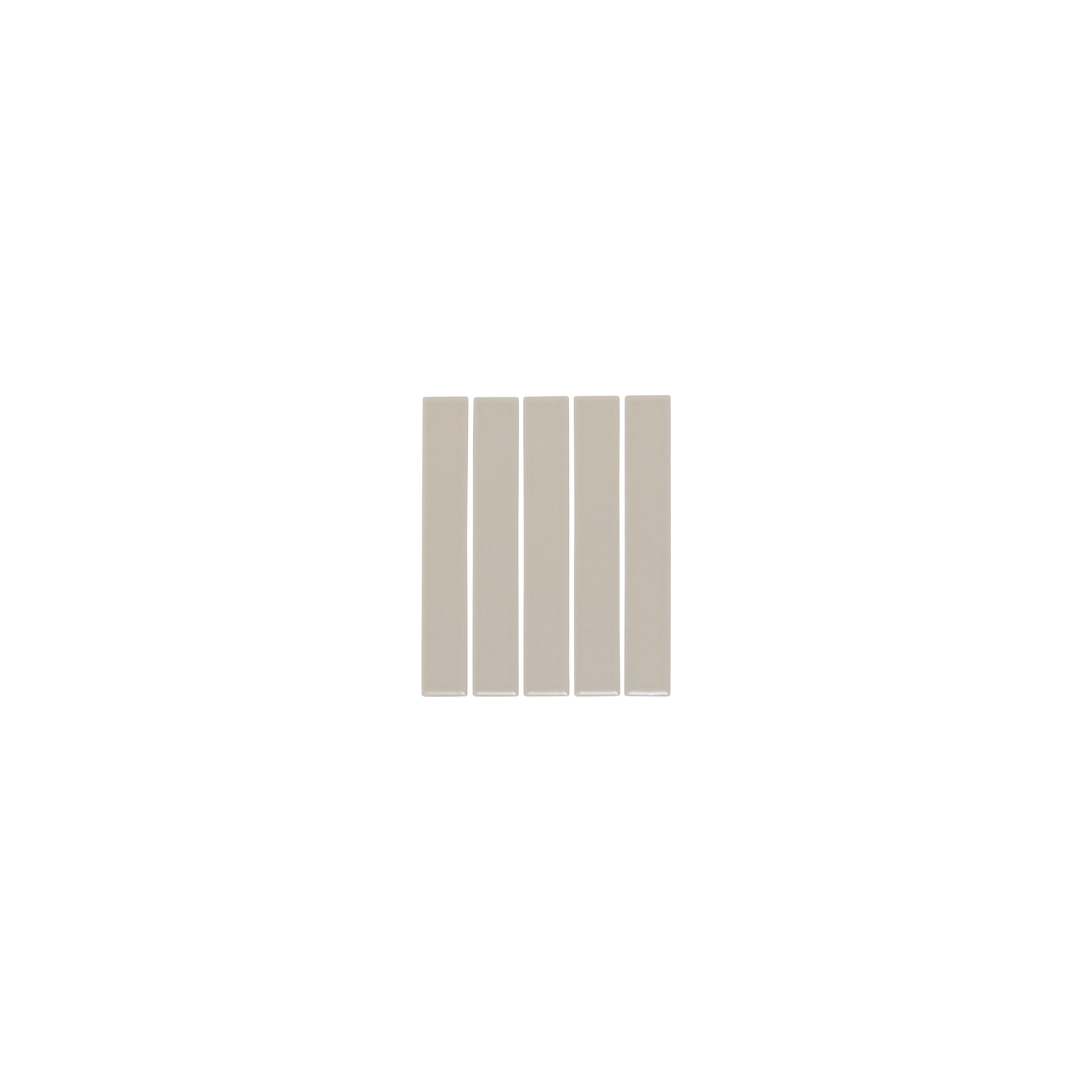 Atami Finger Mosaic Tile - Oyster Grey - (Sample)