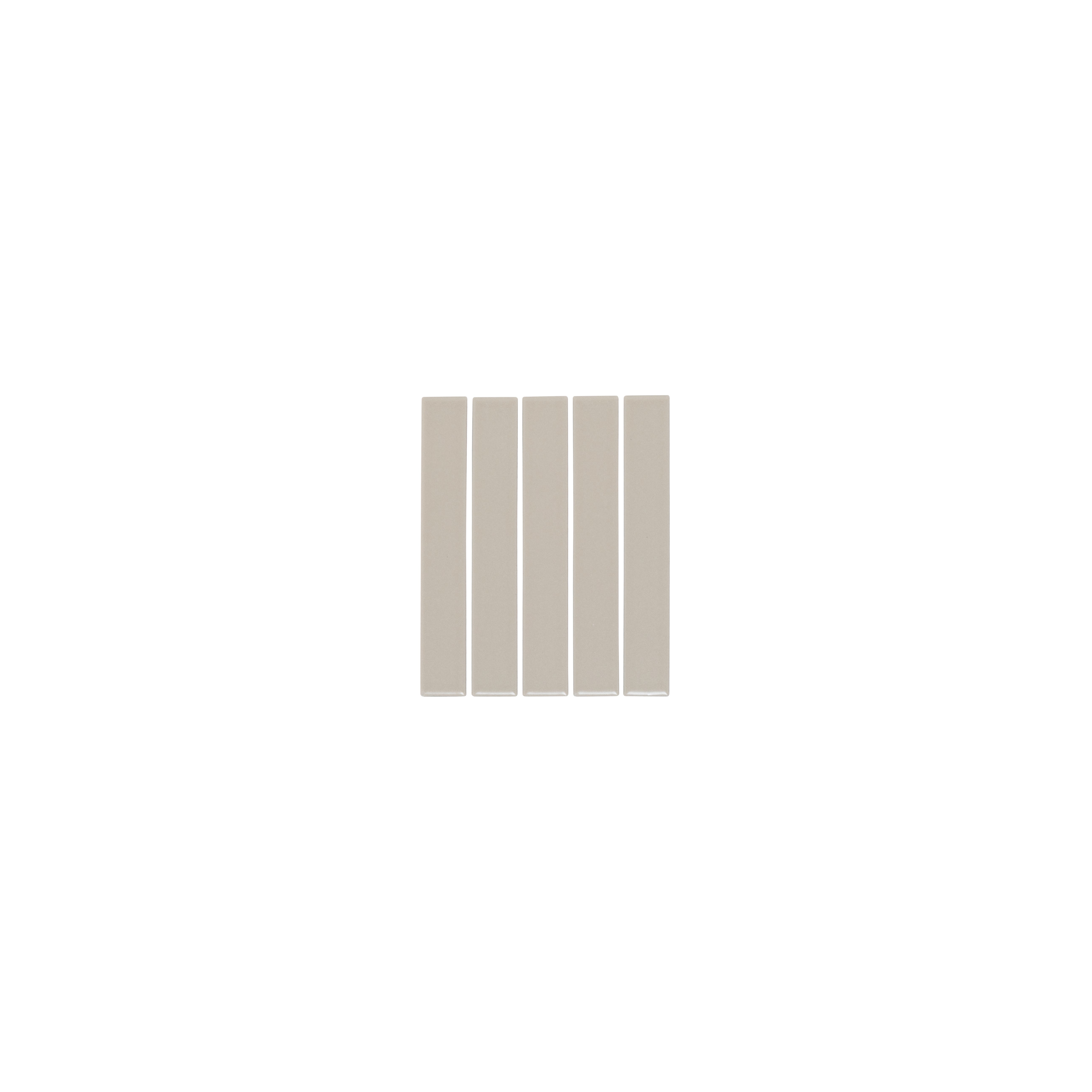 Atami Finger Mosaic Tile - Oyster Grey - (Sample)