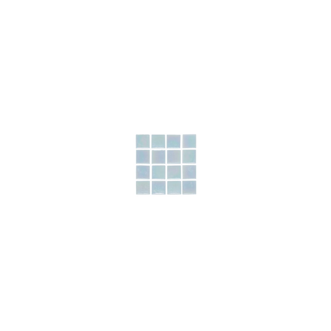 Rumoi Glass Mosaic Pool Tile - Blue Pearl (Sample)