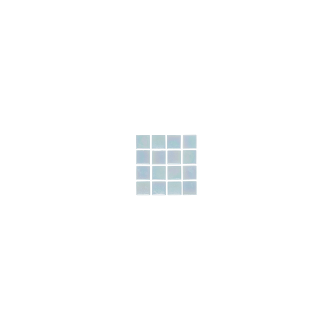 Rumoi Glass Mosaic Pool Tile 100x100 Sample Blue Pearl