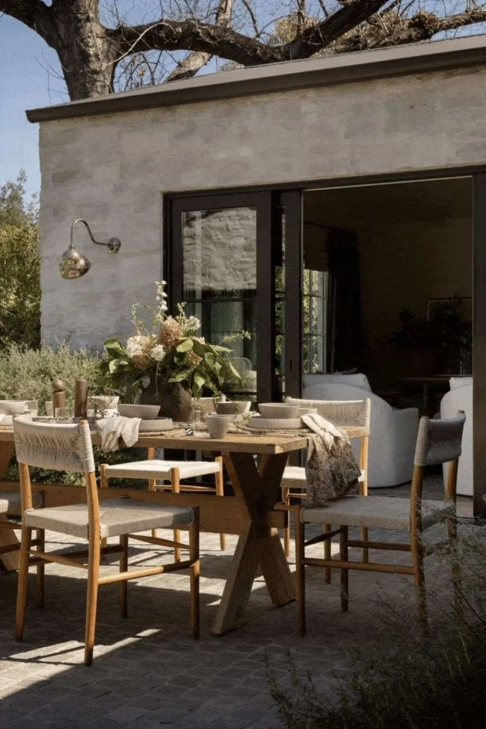 Modern Antique Interior Design Exterior Outdoor Area