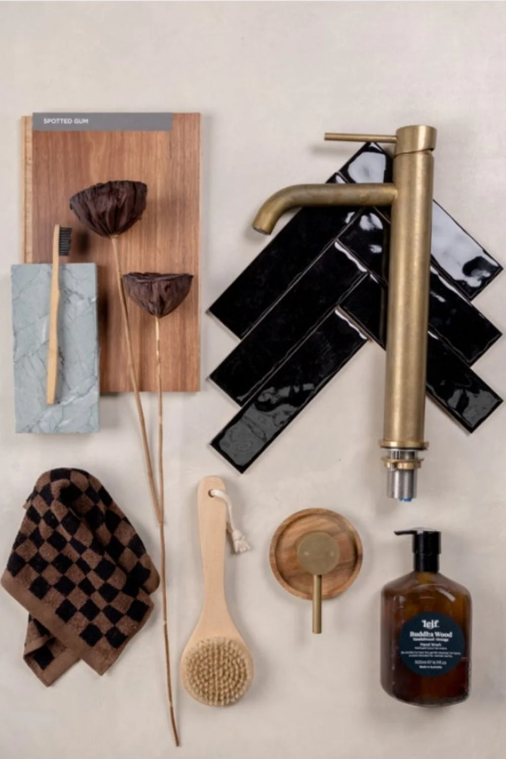 Interior Design Moodboard Aged Vintage