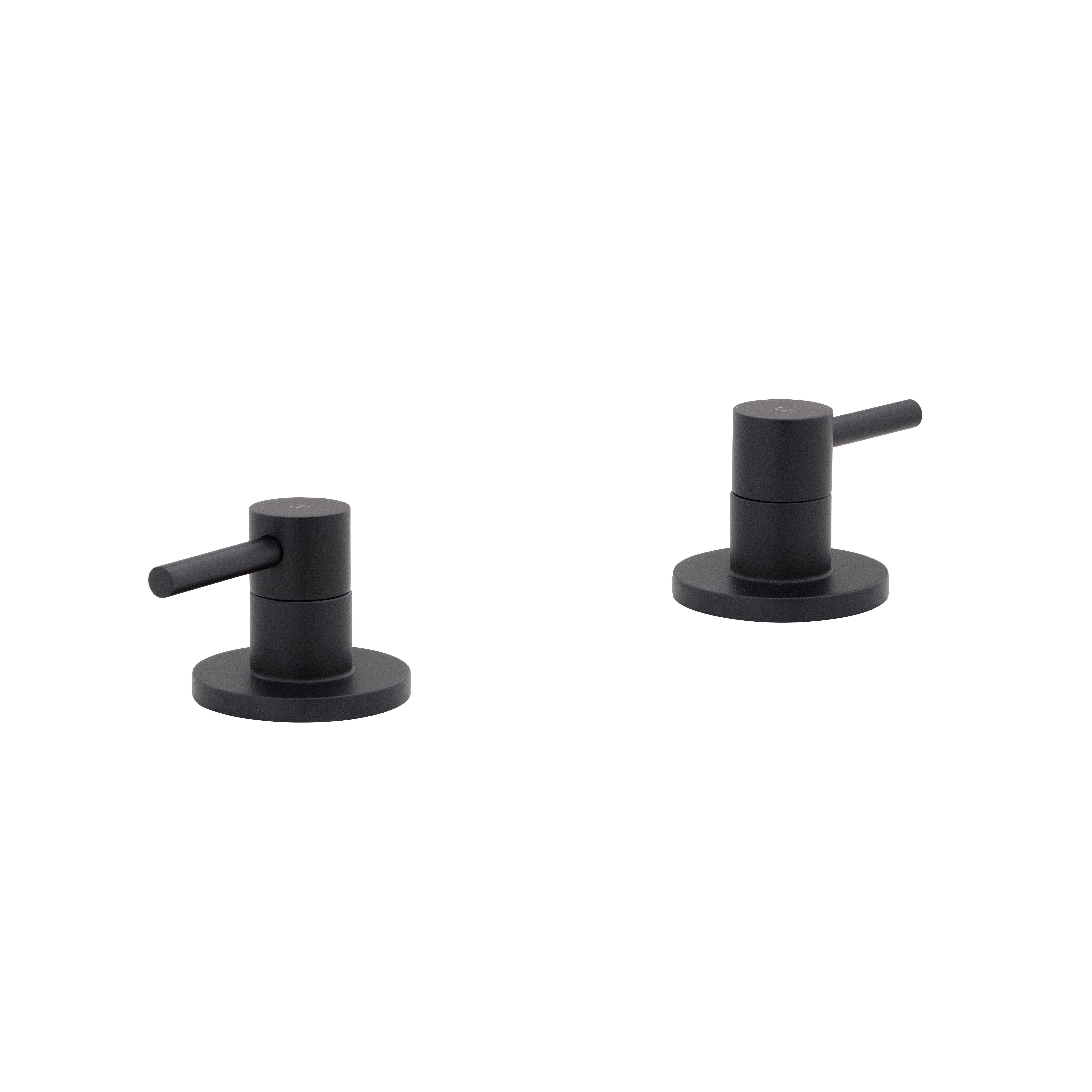 Elysian Assembly Bench-Mounted Taps - Matte Black