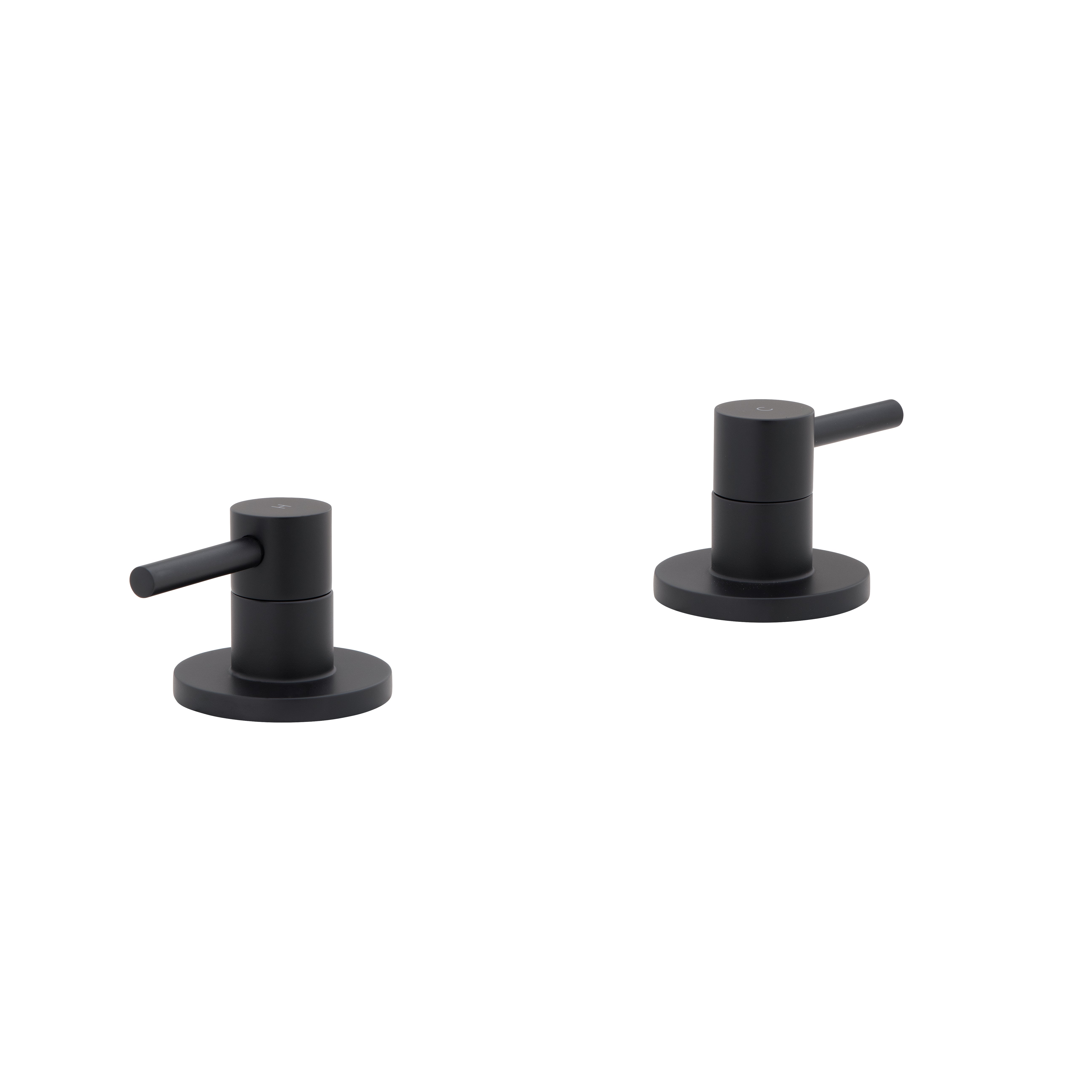 Elysian Assembly Bench-Mounted Taps - Matte Black