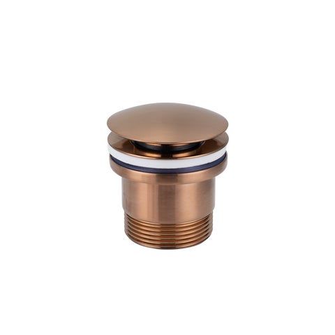 Avi Pop-Up Bath Waste - Brushed Copper