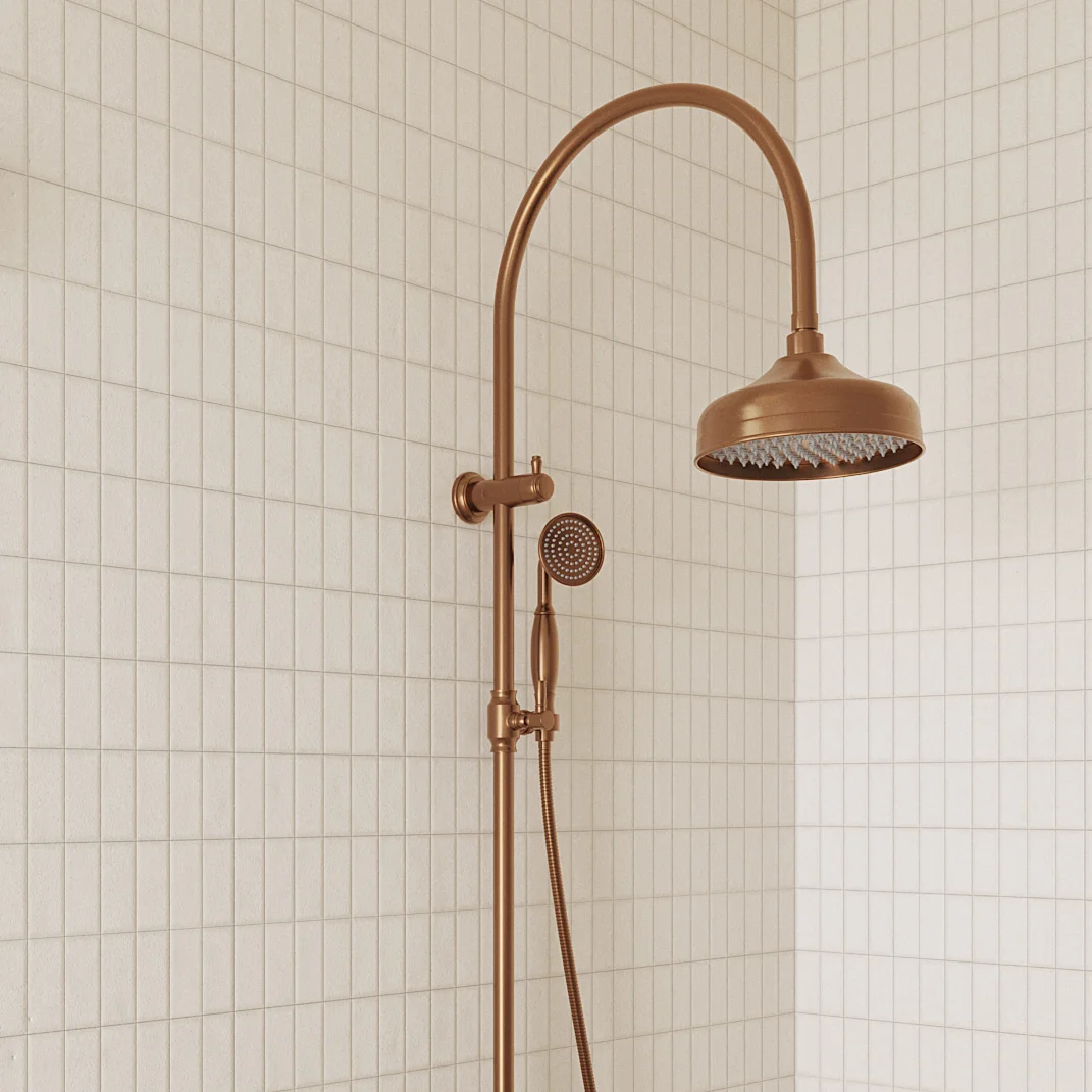 Kingsley Copper Shower