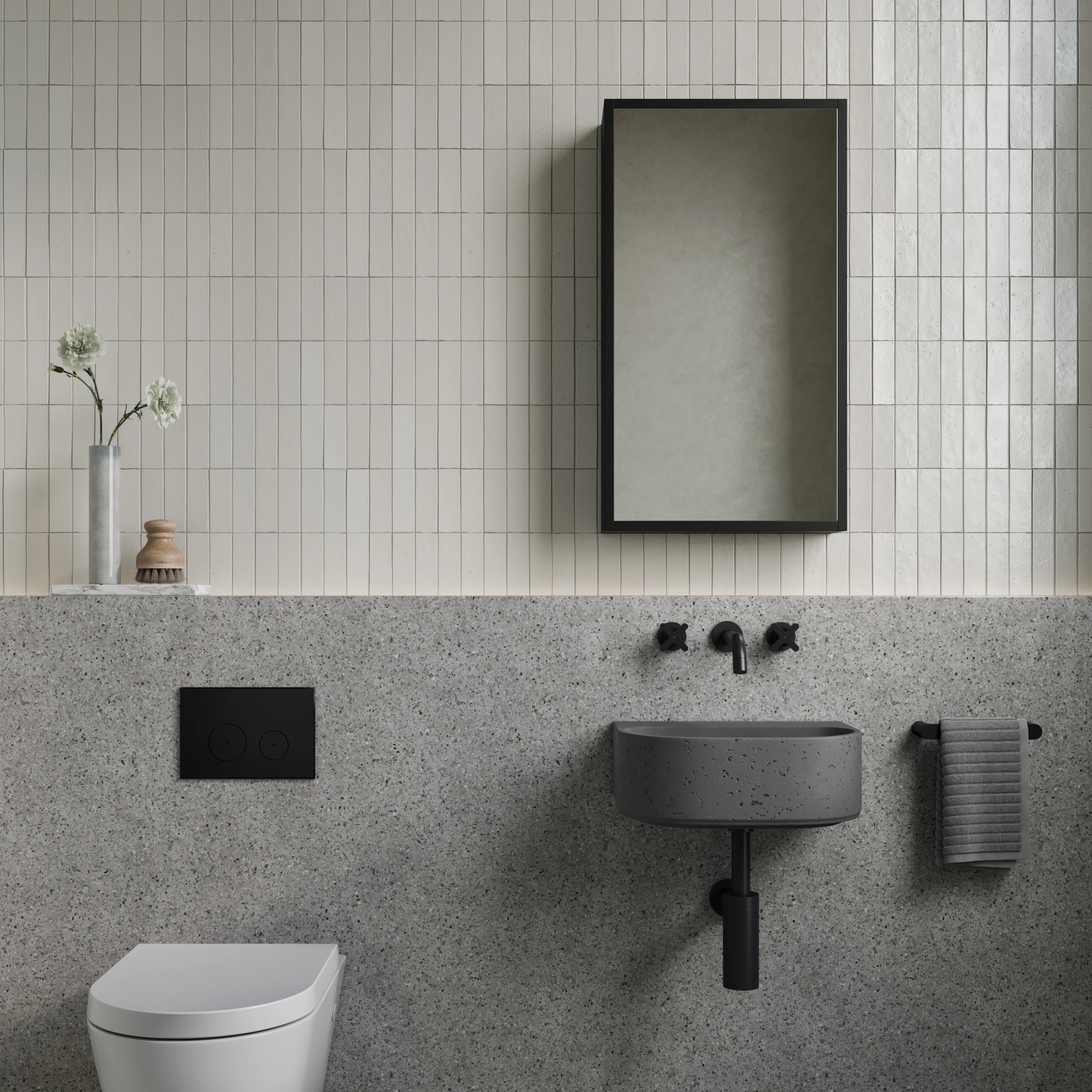 Zaaha Toilet Button Round-MB