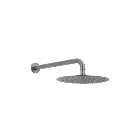 Sola Shower Arm & Head Set - Antique Steel