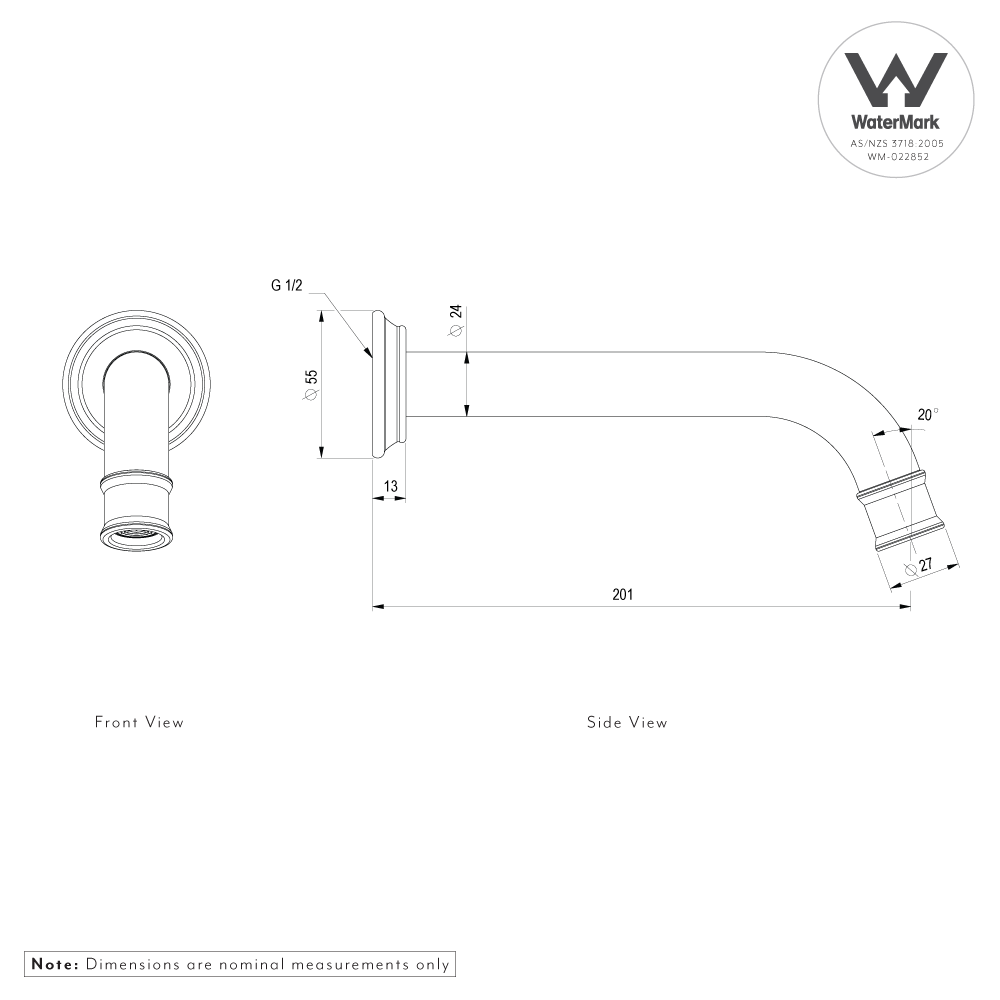 Kingsley%20Wall%20Mounted%20Spout%20Specifications WM