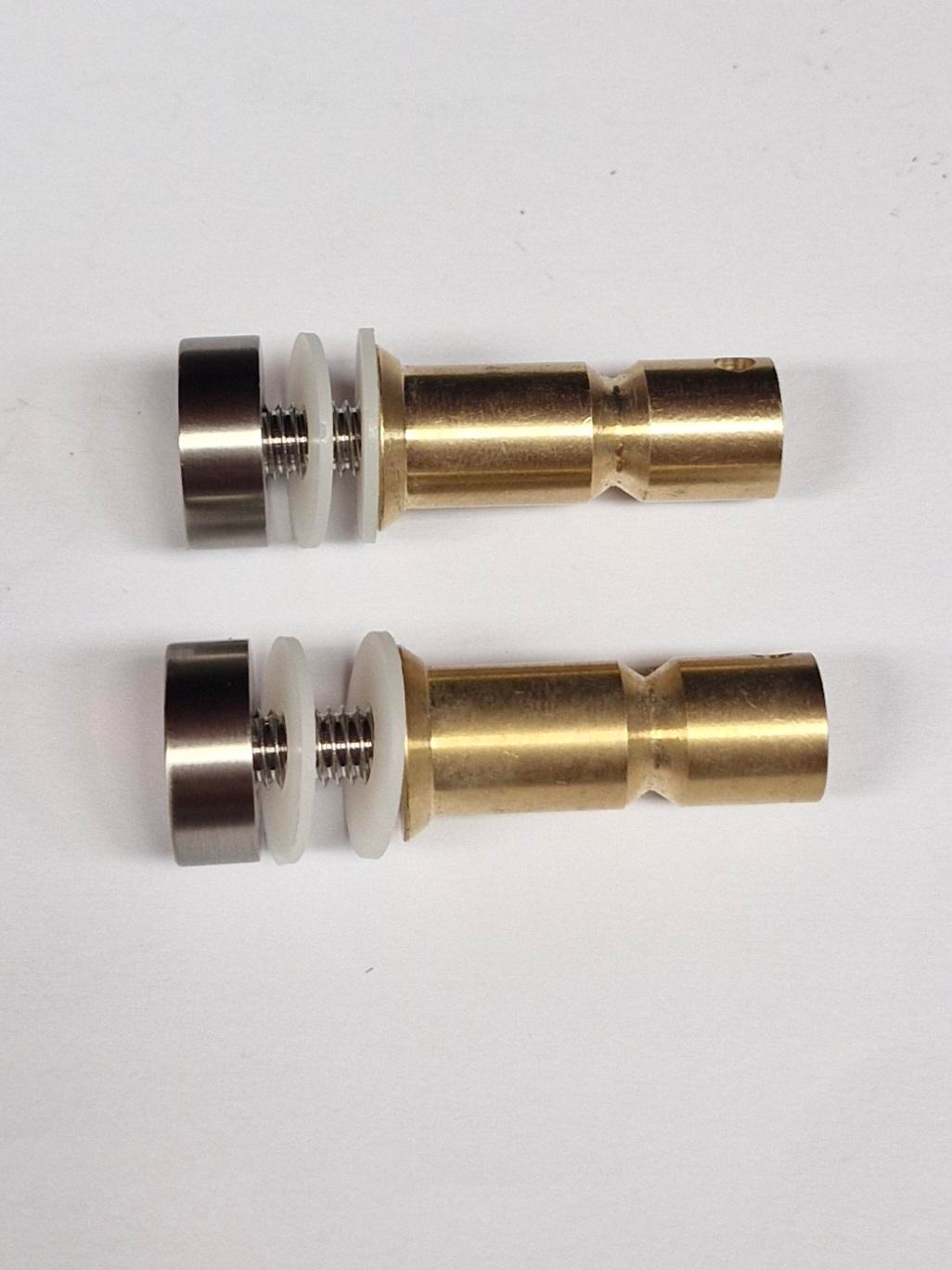 Modi Glass Mount Kit - Brushed Nickel