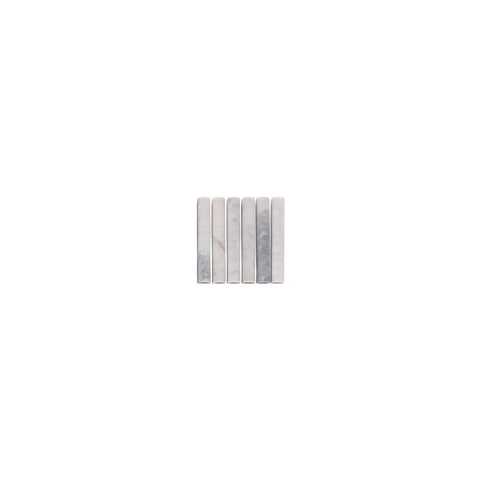 Okawa Rounded Finger Mosaic Tile - Grey Marble (Sample)
