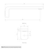 Nesso Wall Mounted Spout SPEC