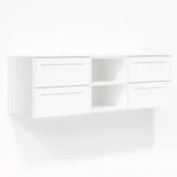 Addison%204-Drawer%20with%20Shelves%201614mm V2 Shaker