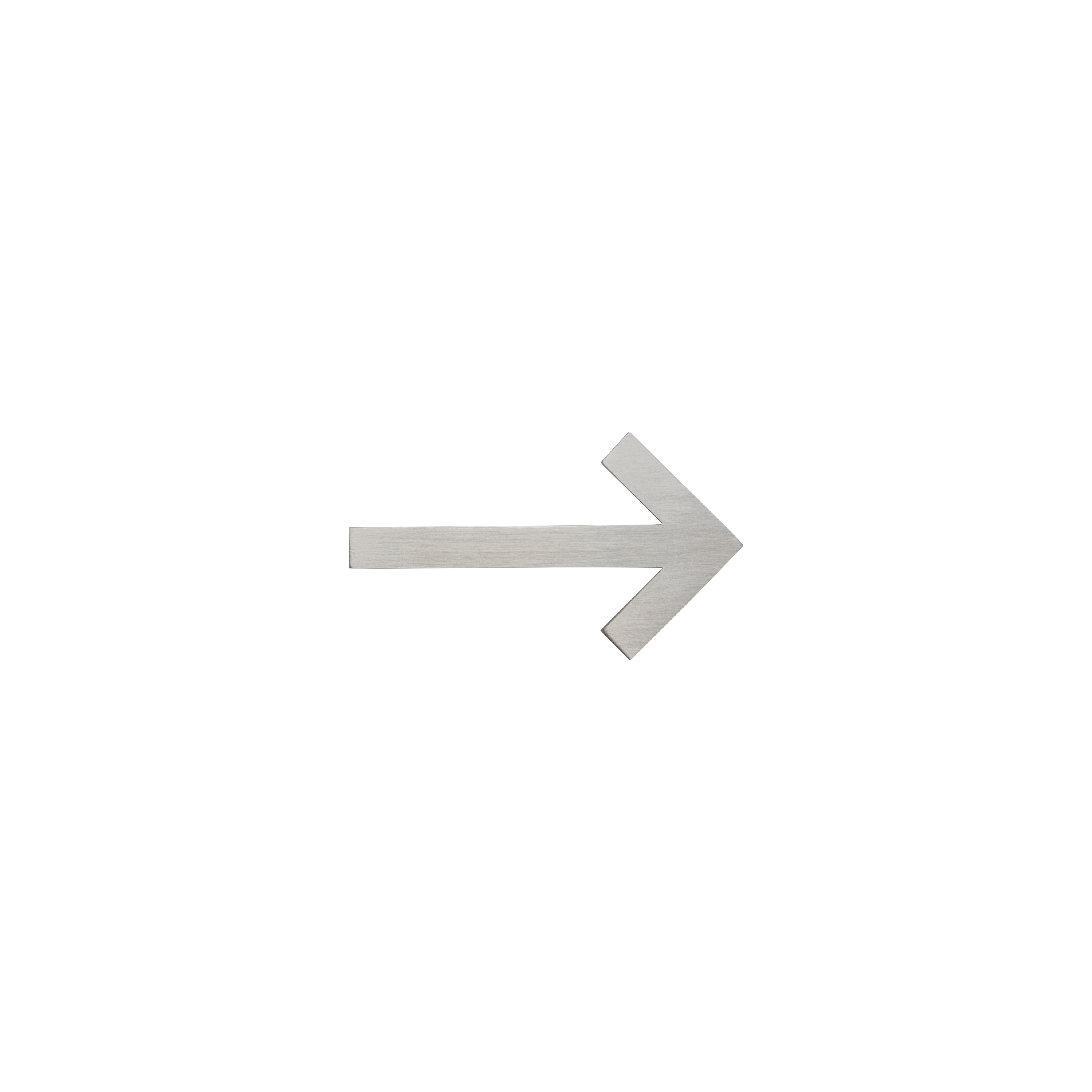 Arrow Sign - 60mm - Stainless Steel