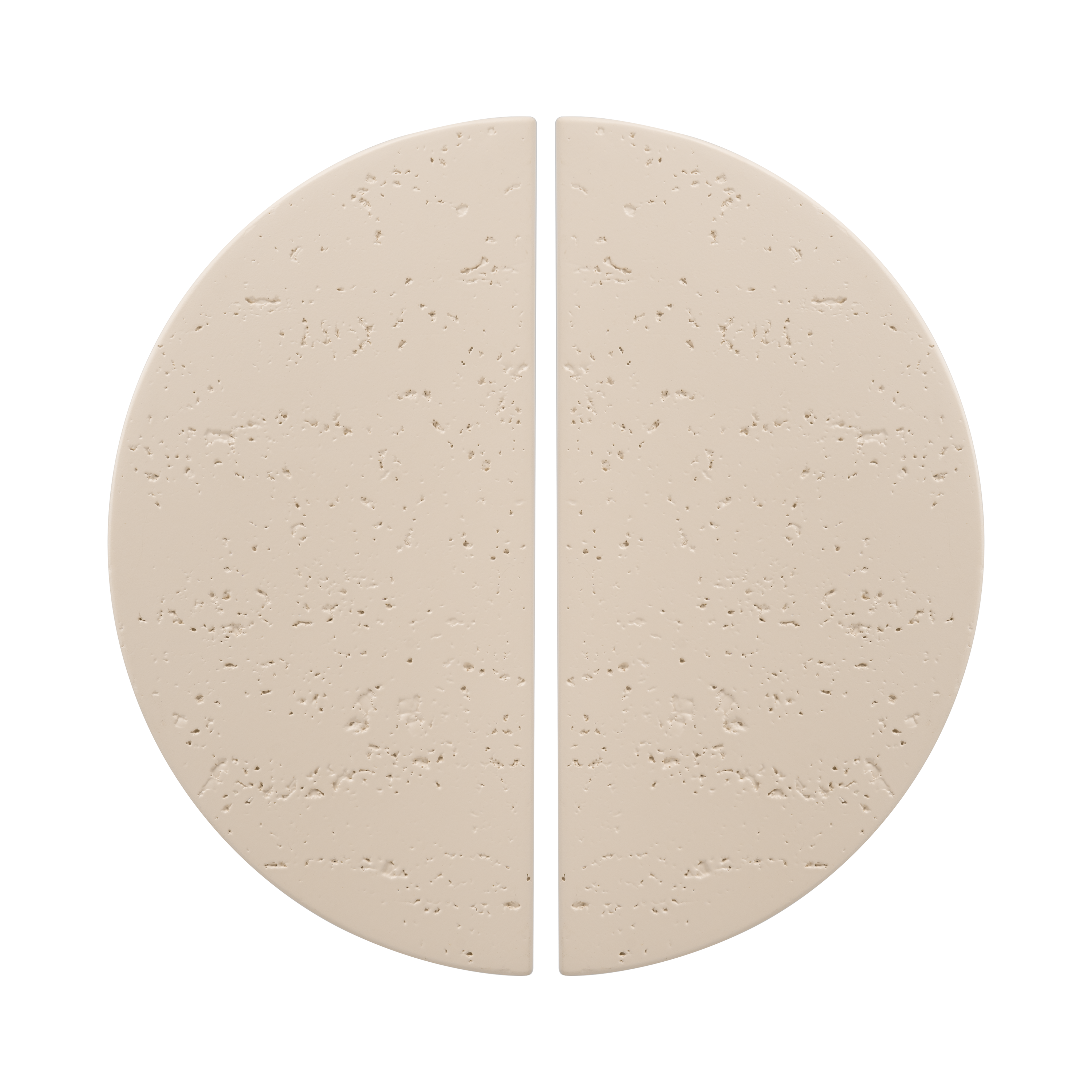 Concrete%20Half%20Moon%20Entry%20Door%20Pull%20(Single) Front Back Pair