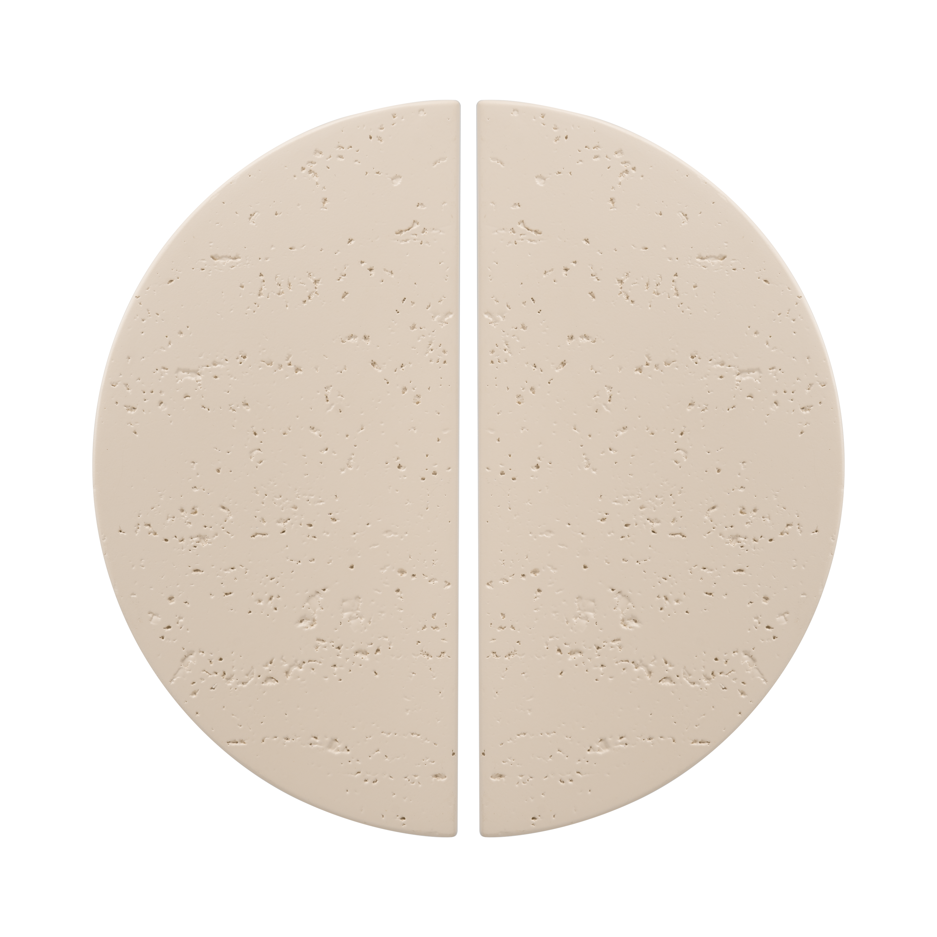 Concrete%20Half%20Moon%20Entry%20Door%20Pull%20(Single) Front Back Pair