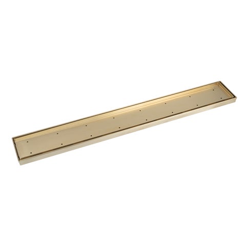 Pixi Tile Insert Shower Channel Waste 900mm - Brushed Brass