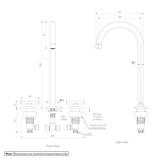 BARRE bench mounted Assembly Tap Set SPEC
