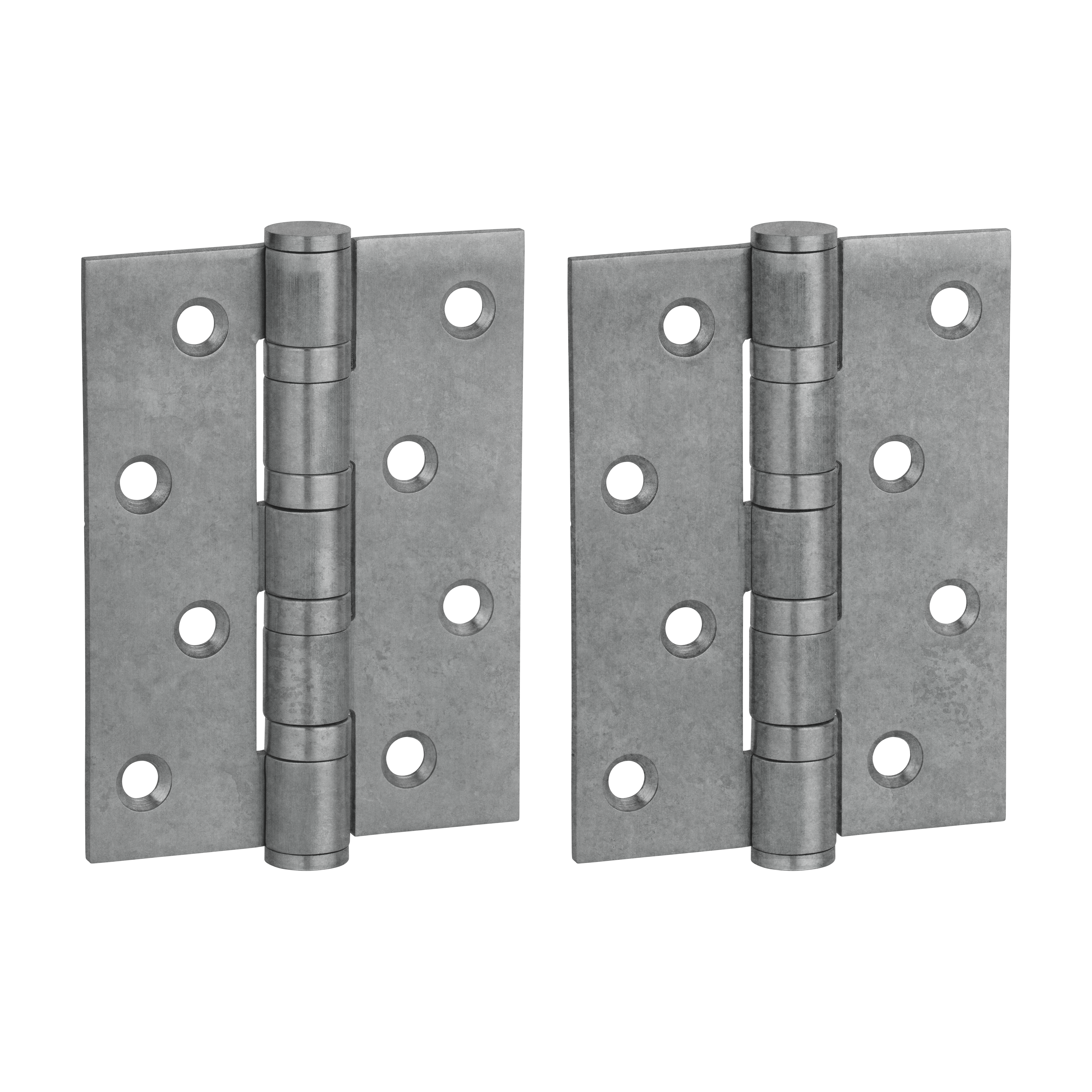 Ellis Butt Door Hinge Pair 100mm - Antique Steel
