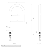 Sensor Gooseneck Hob Spout SPEC-01