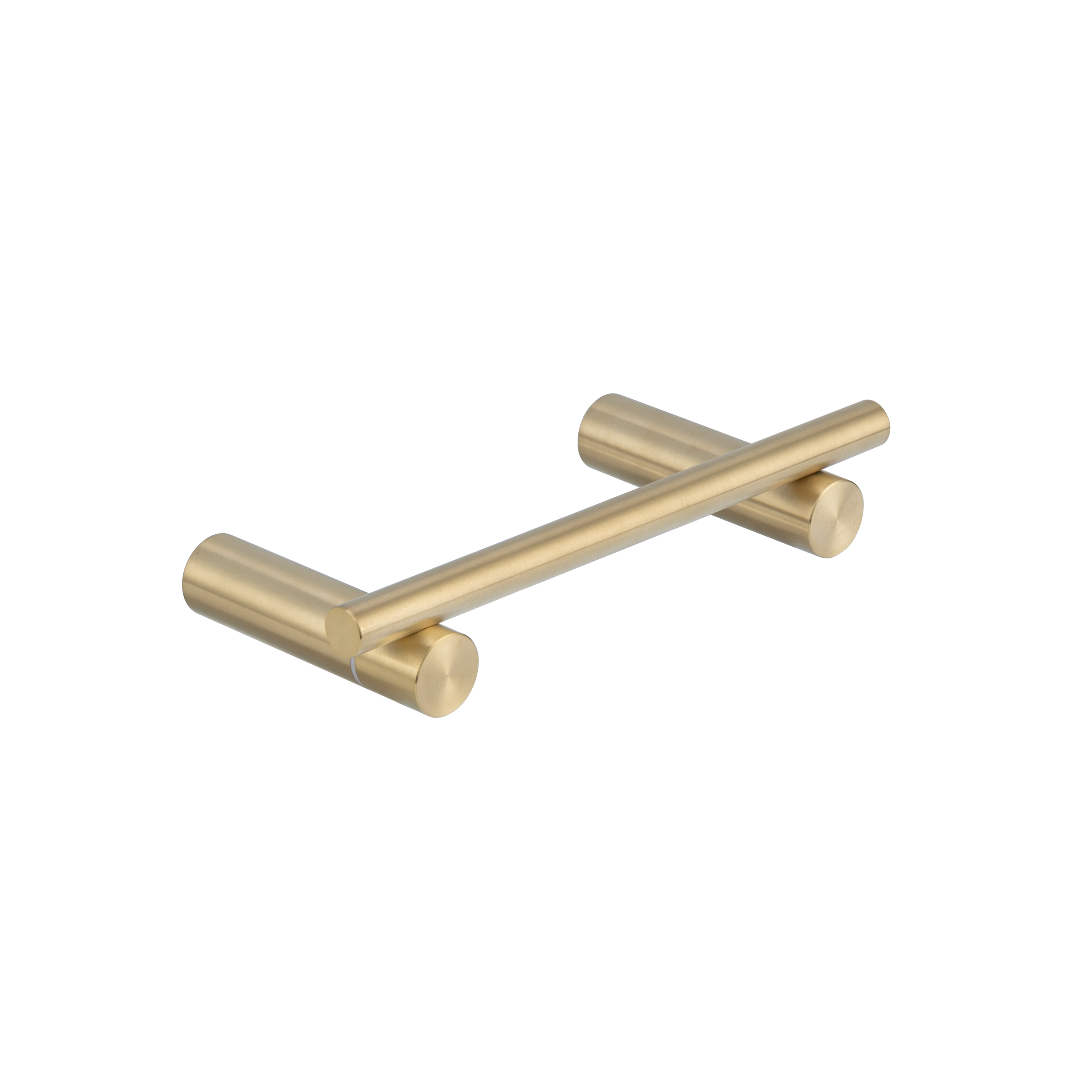 17961---Sola-Toilet-Roll-Holder Side Brushed-Brass