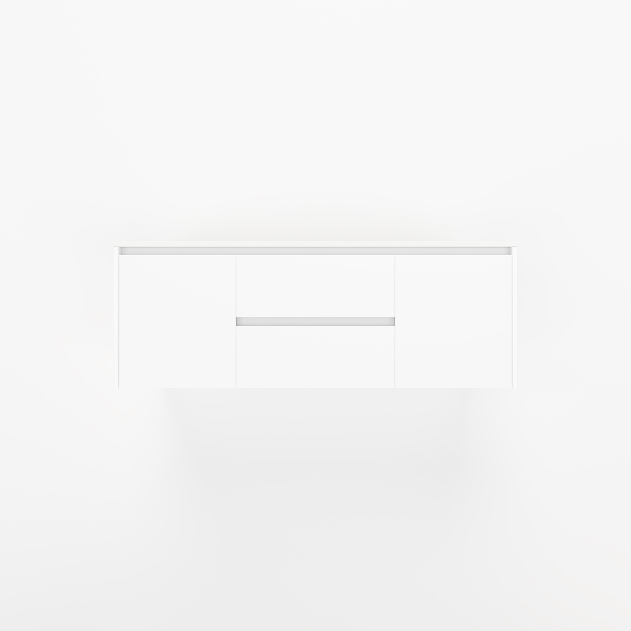 Archer 2-Door with Centre Drawers 1428mm - White