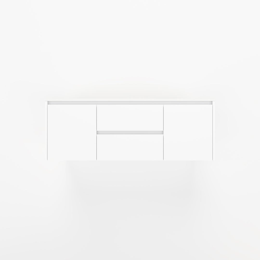 Archer 2-Door with Centre Drawers 1428mm - White
