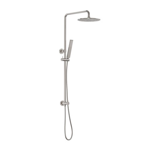 Finley Shower Rail Set - Brushed Nickel