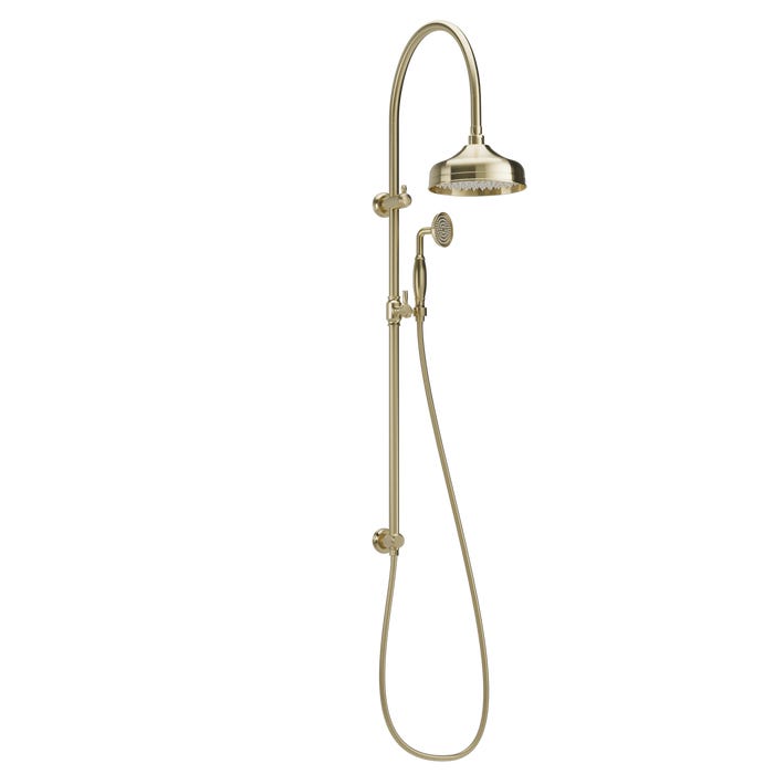Kingsley Shower Rail Set – Brushed Brass