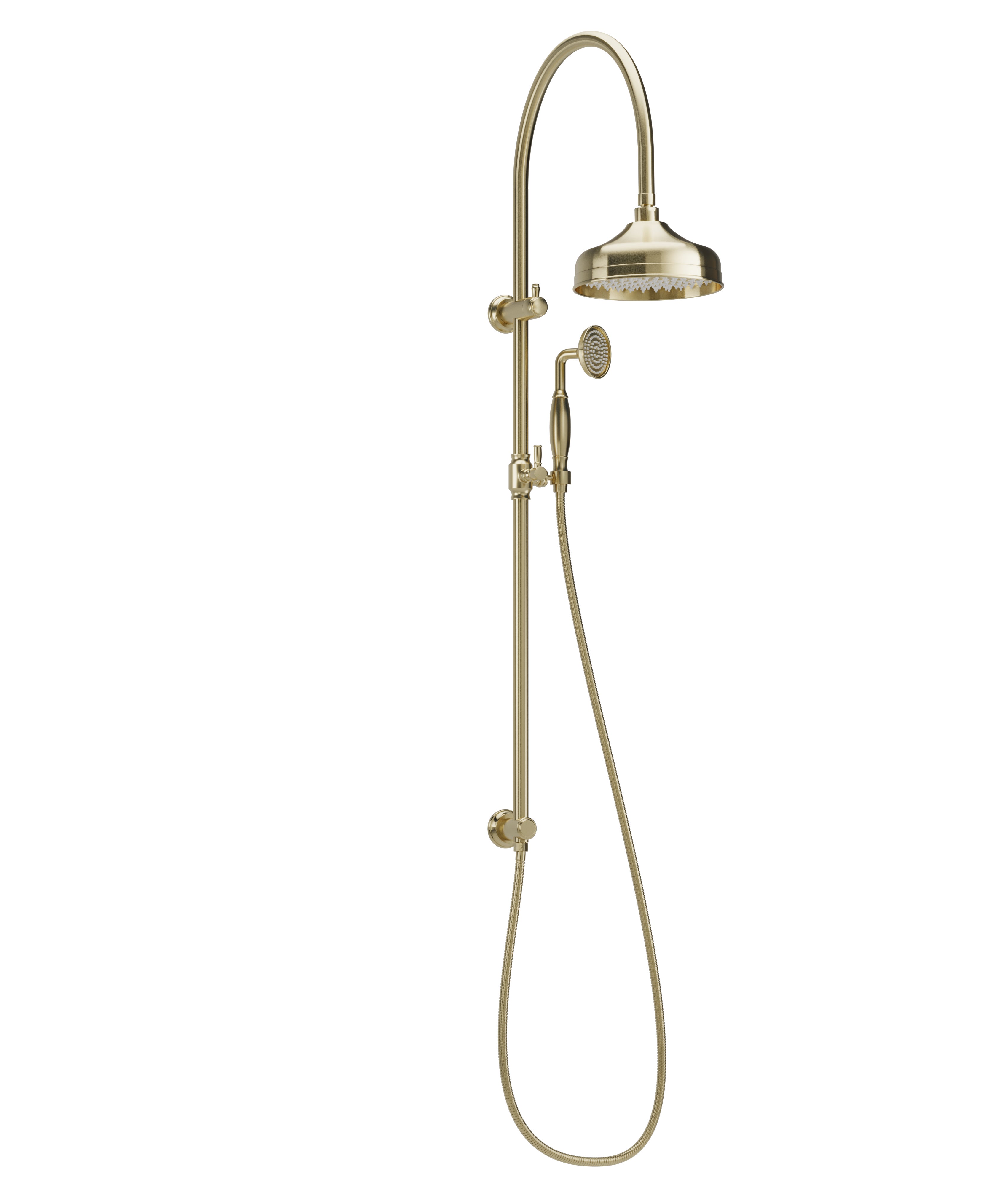 KingsleyShowerRailSet Brass V3