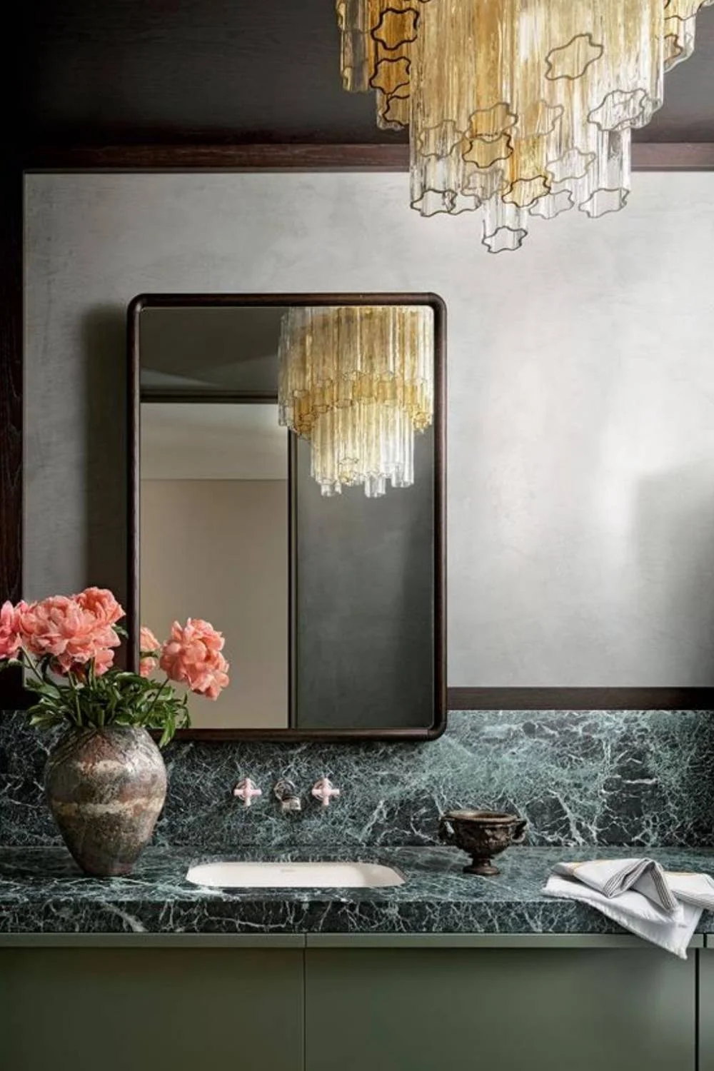 Bathroom Lighting Ideas Traditional Lace Chandelier Gold