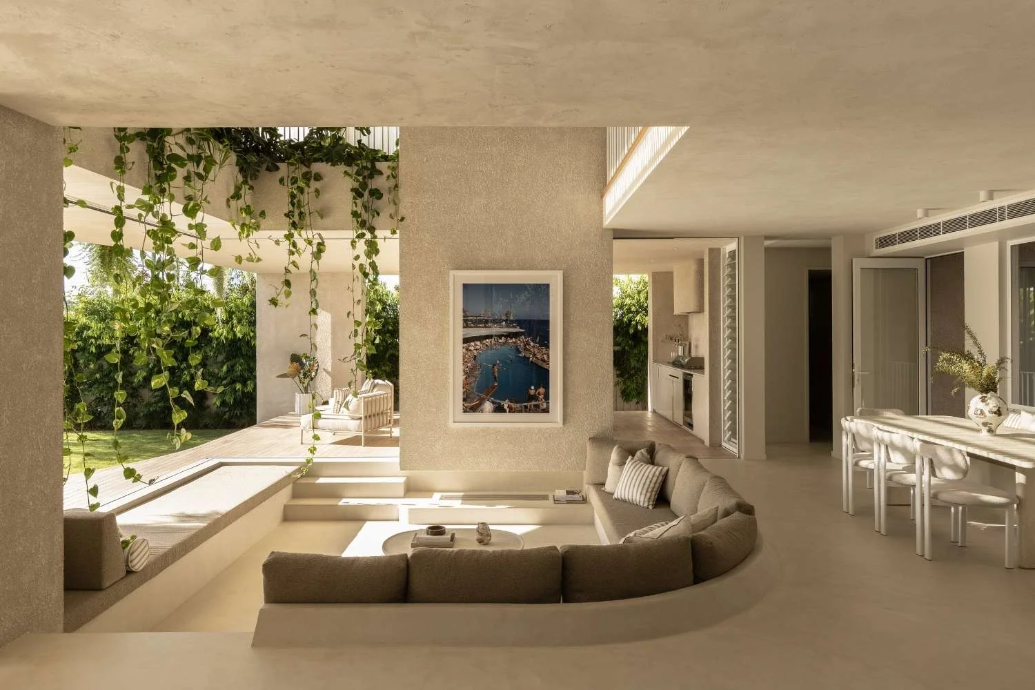 Aura by Kamber Coastal Contemporary Living Sunken Lounge