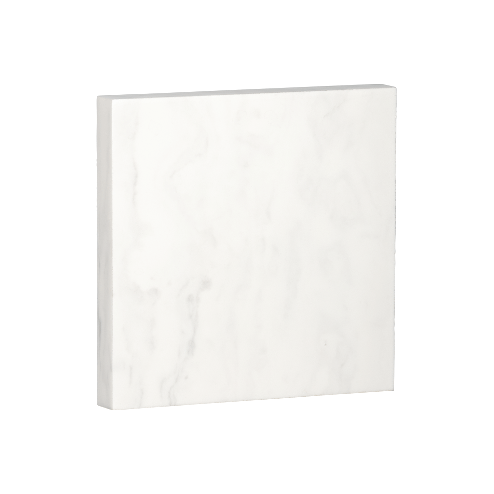 Rectangle Solid Surface Vanity Top - 1168mm - Carrara Marble